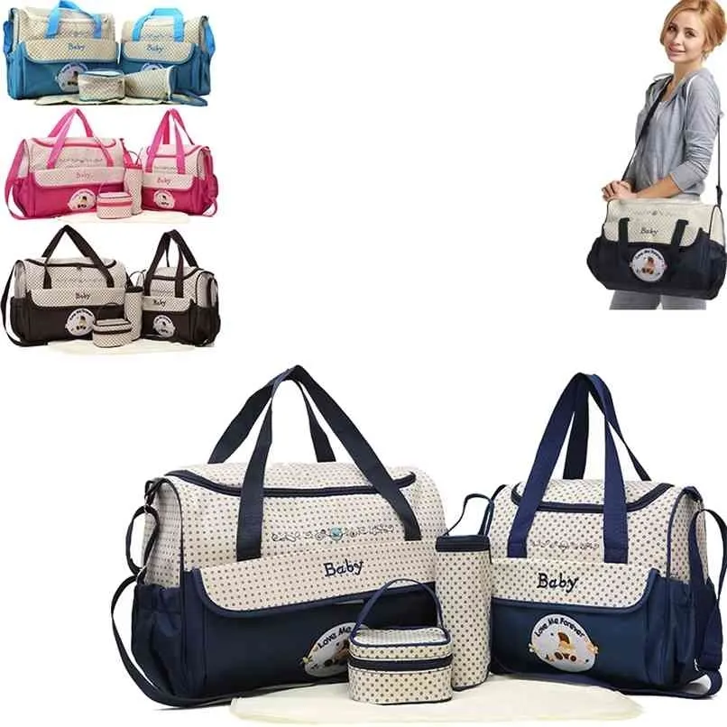 Mom Diaper Bag One Shoulder Baby Nappy Women Travel Handbag for Nursing Maternity Luiertas 210922