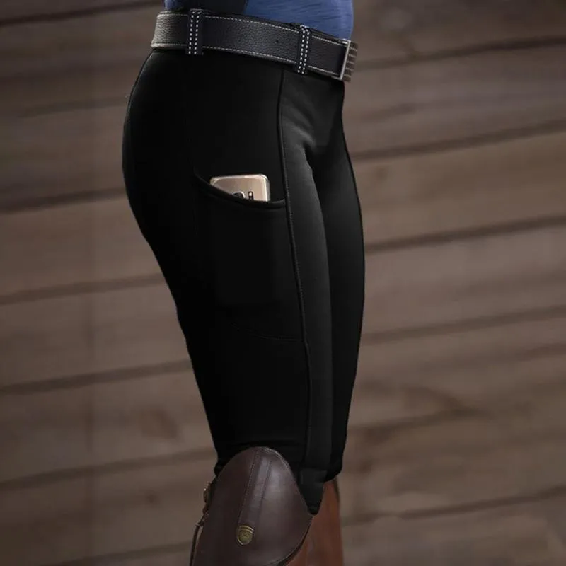 High Waisted Horse Riding Best Leggings With Pockets For Women And