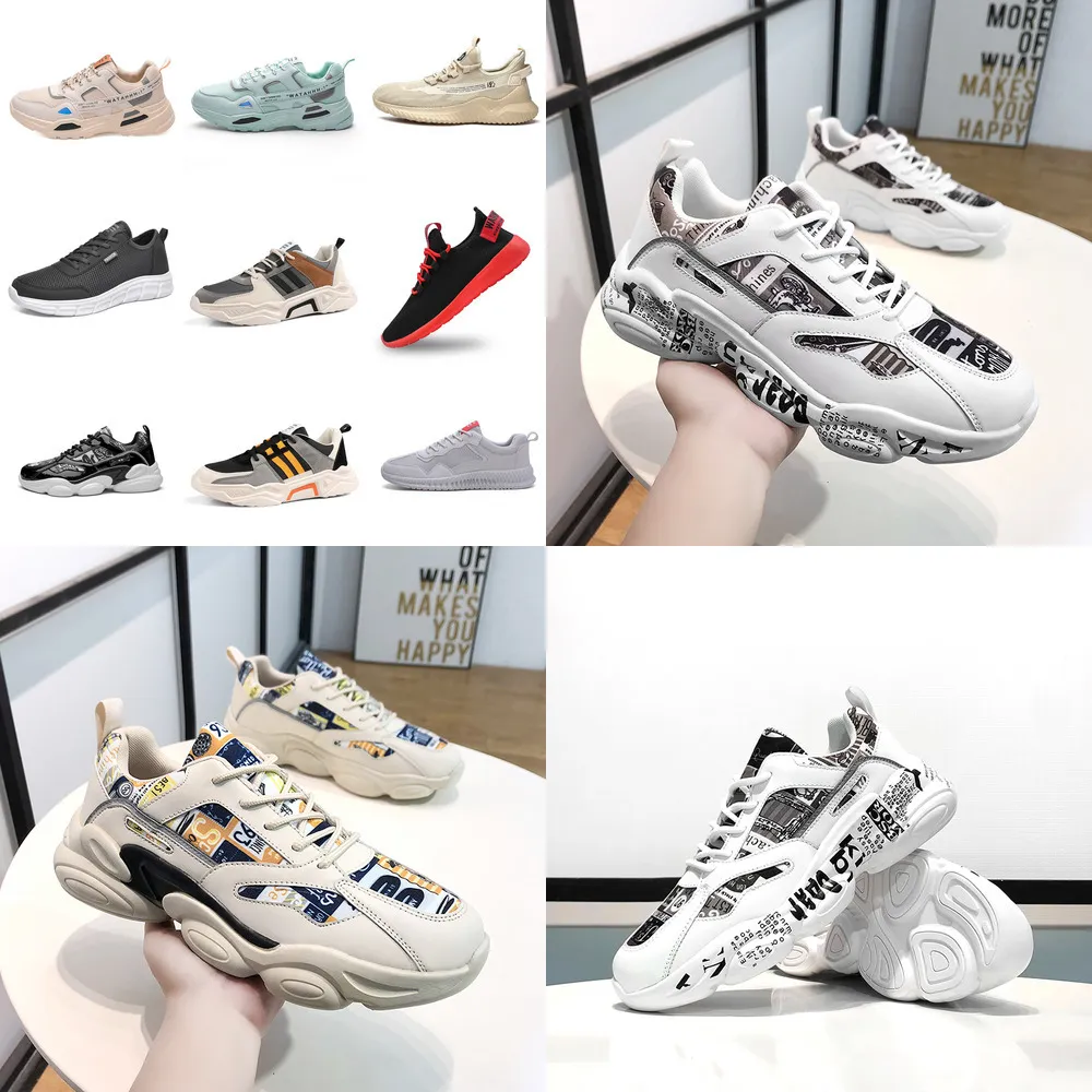 Abkv Ayakkabı Erkekler Erkek Platformu Eğitmenler Için Koşmak Beyaz Üçlü Siyah Serin Gri Açık Spor Sneakers Boyutu 39-44 22