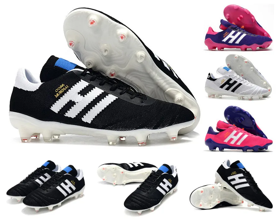 2021 COPA 70Y FG Futebol Sapatos de Futebol Mundial 21 Primeknit Preto / Branco / Rosa 70 anos Limite-Edição Mens Botas Botas Tamanho 39-45