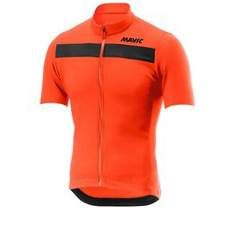 Mavic Equipe Homens Ciclismo de Manga Curta Jersey Road Corridas Camisas Bicicleta Tops de Bicicleta Respirável Esportes Ao Ar Livre Maillot S21042919