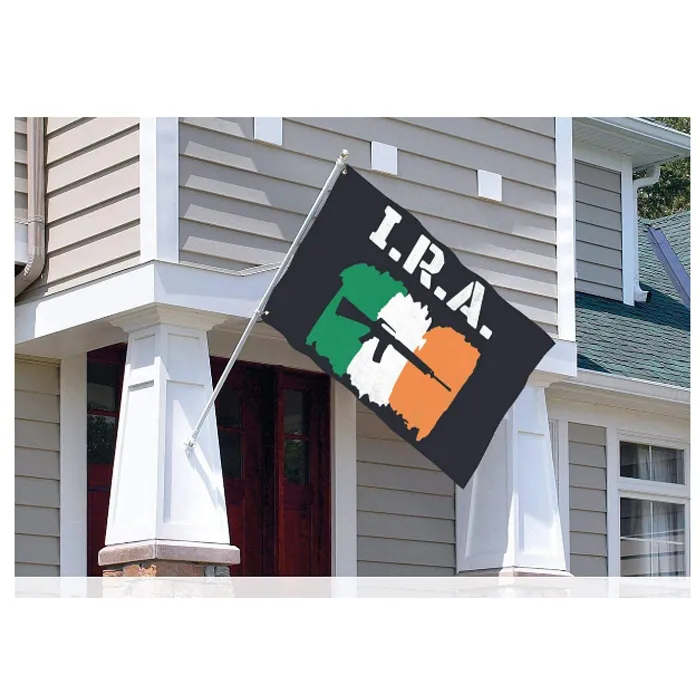イラアイルランド共和党陸軍タペストリーコートヤード3x5ft旗飾り100dポリエステルバナー屋内屋外鮮やかな色高品質1362490