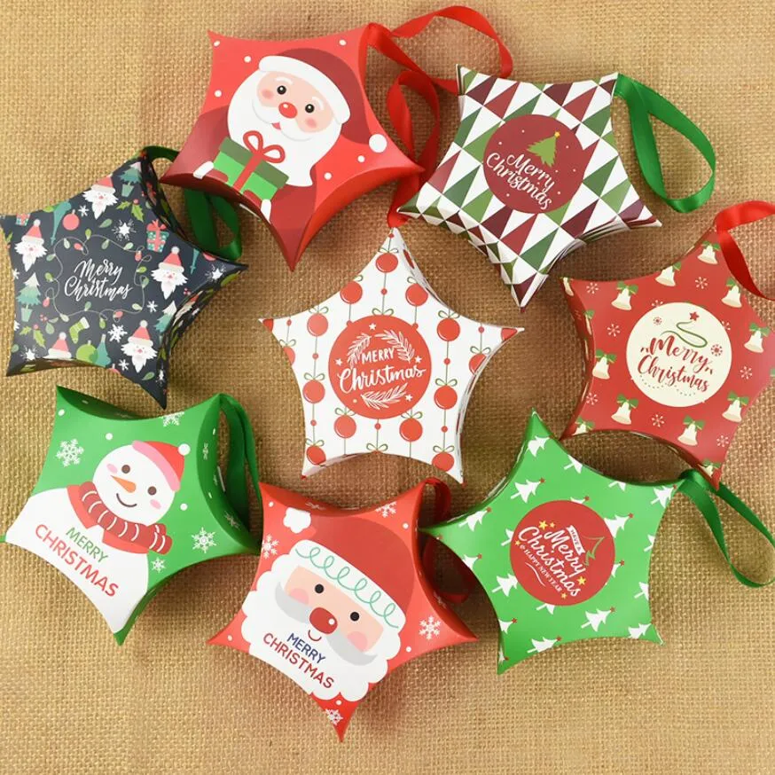 Creative Santa Claus Candy Box Christmas Candy Box F rg Utskrift