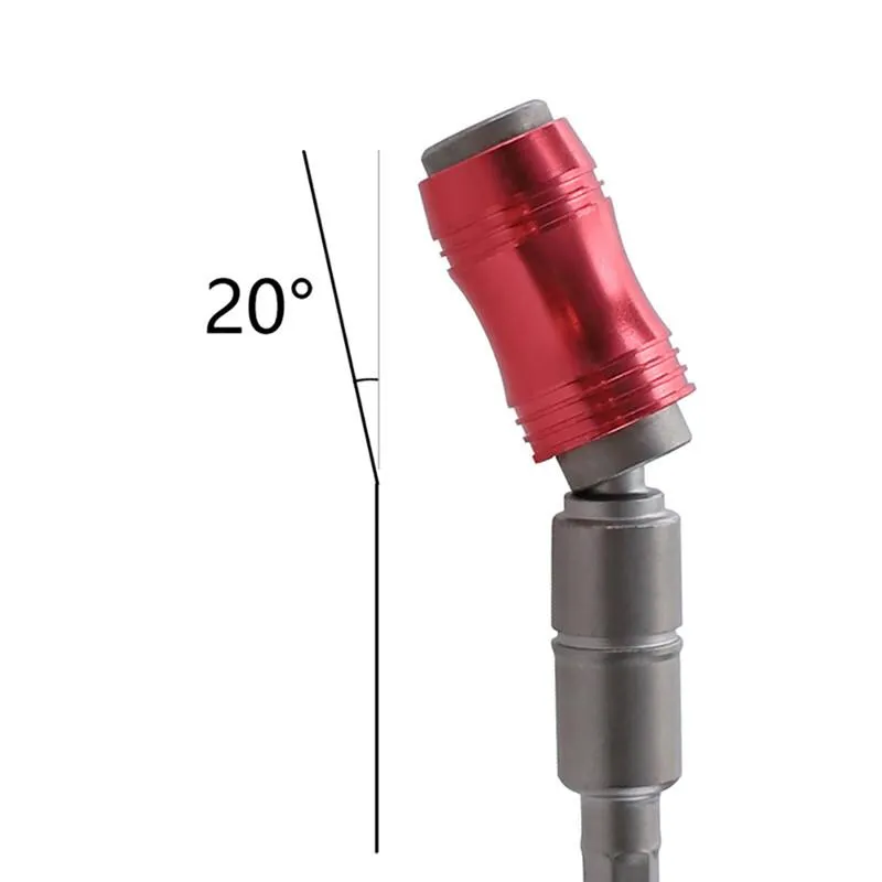 1 4 '' hex shank screctic screwdriver bit struction شريط امتداد 20 درجة.