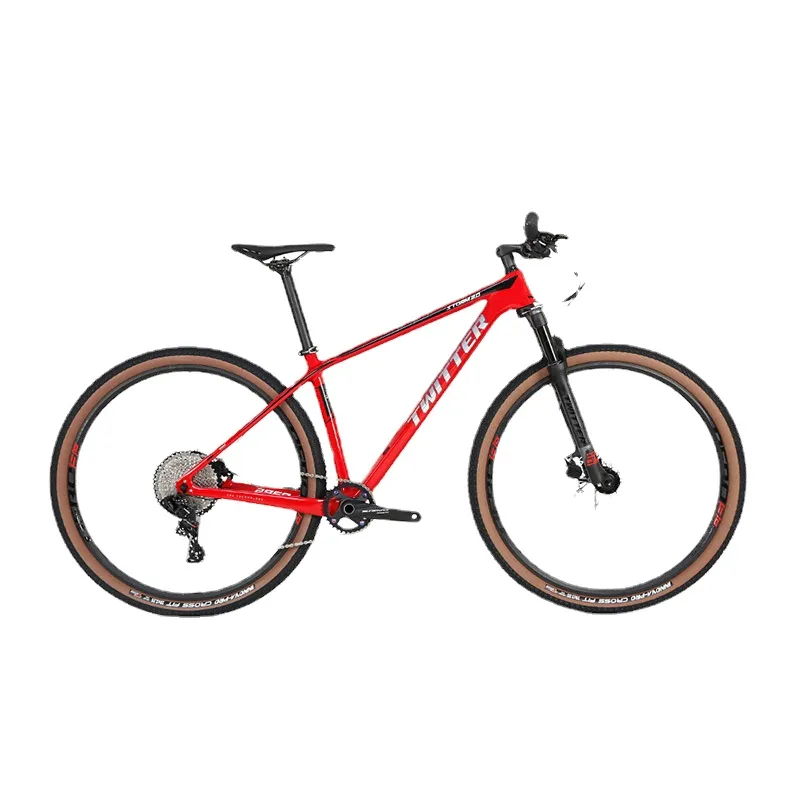 Twitter Bicycle Storm2.0 Fibra de Carbono Cruzeira Mountain Bike Rs-13Speed ​​27.5 / 29inch Disco Freio Mountain Bike Twitterbicicl