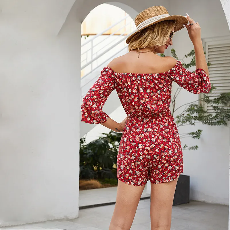 white christmas dresses Well Versed Long Sleeve Flounce Romper White main image 0
