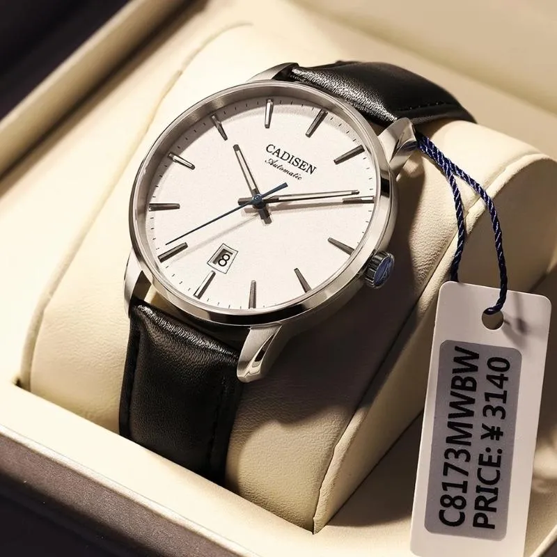 Wristwatches CADISEN C8173 Mechanical Watch Men Luminous 316 Stainless Steel Case Watches Automatic NH35A Japan Movement Clock 5ATM