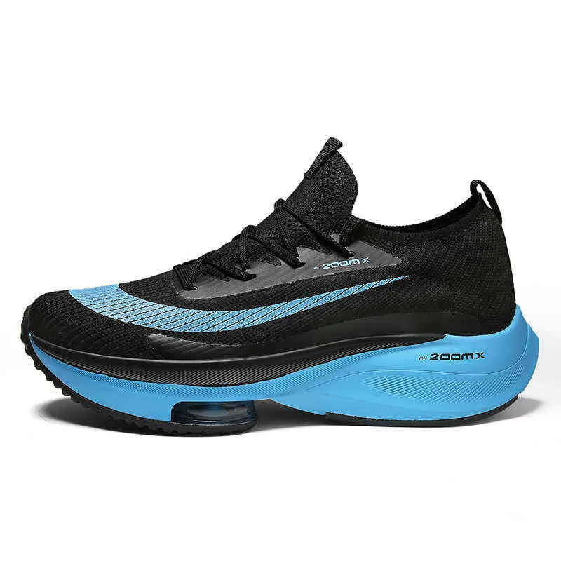 Marathon chaussures de course chaussures de course maille respirante mode bas coussin d'air grandes chaussures