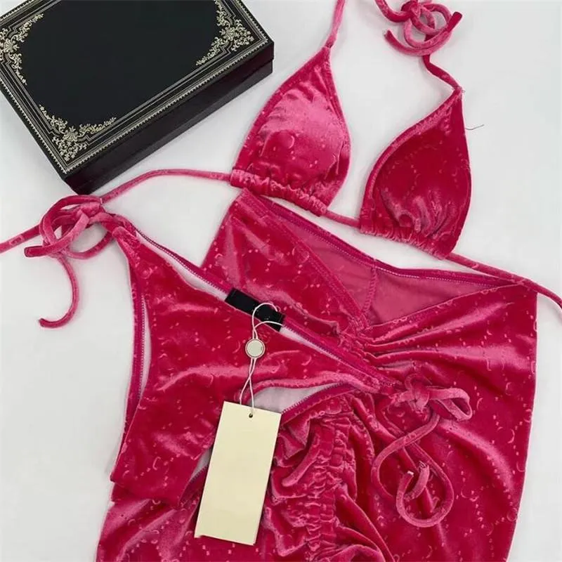 Red velvet bathing suits sales
