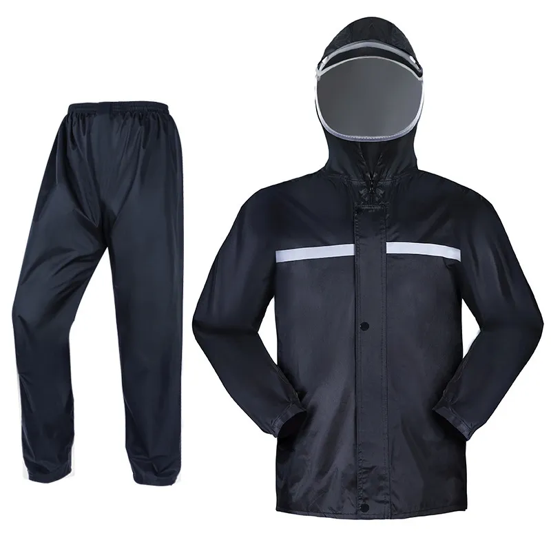 Chubasquero Para Hombre, Chaqueta Impermeable Para Moto, Bicicleta,  Impermeable, Larga, Para Ciclismo, Cubierta Para Lluvia, Capa Para Moto Al  Aire Libre, Traje De Lluvia Para Mujer 210320 De 34,37 €