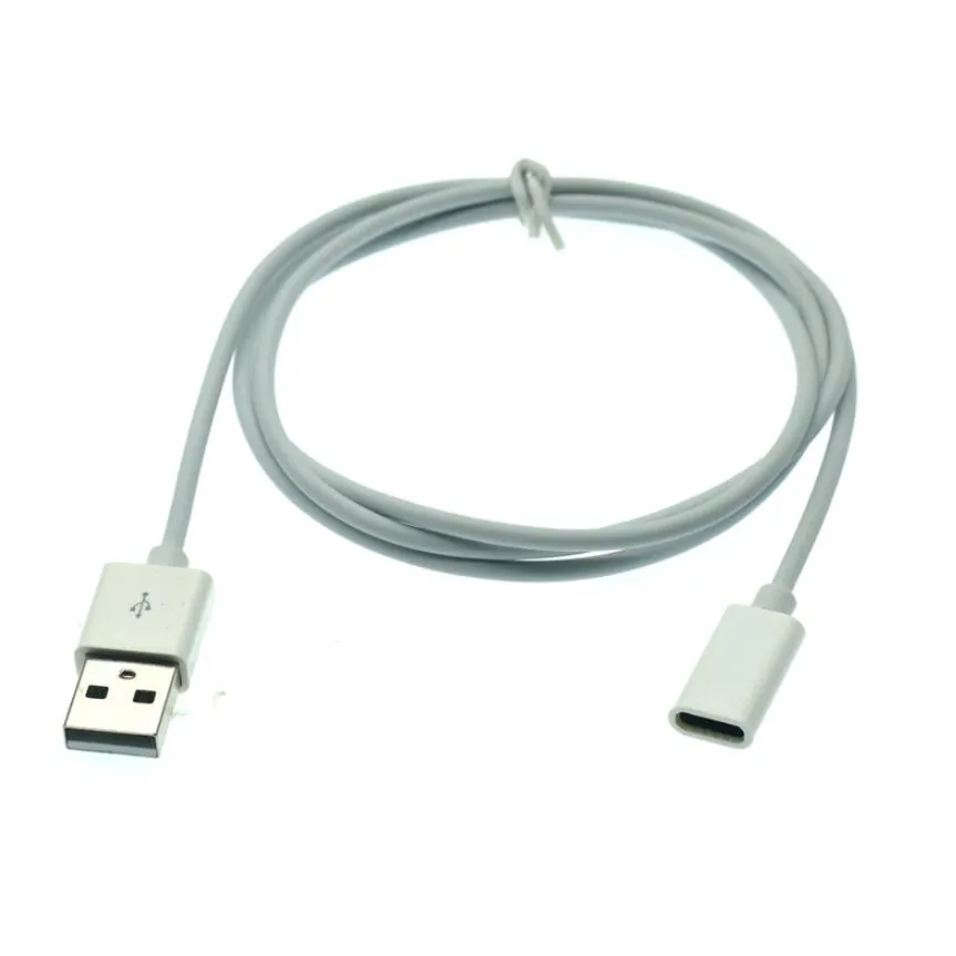 USB2.0 на Type-C Конвертера зарядные кабели портативный USB C женский кабель для Huawei Freulace наушников 0,2 м 1 м