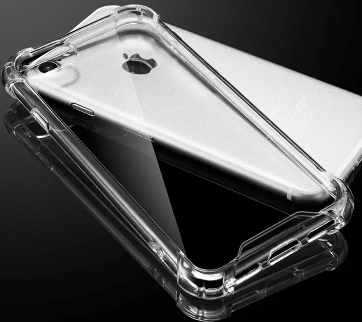 1.0MM Transparent Shockproof Hard Acrylic TPU Hybrid Armor Cases Cover for iPhone 13 12 11 Pro Max XS XR 6 7 8 Plus 400pcs/lot