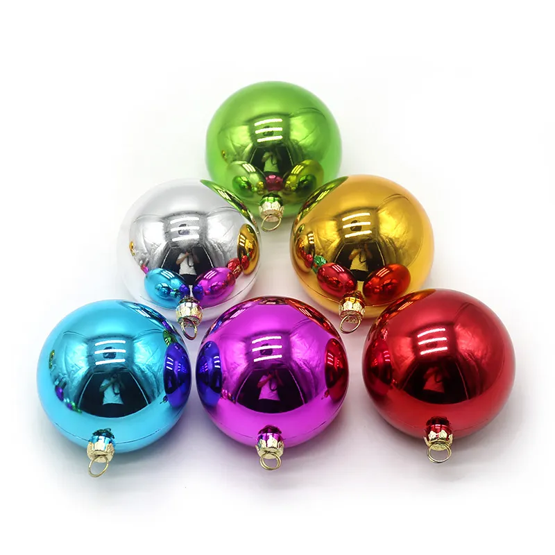2021 New-brand Sublimation Blanks 4cm 6cm Christmas Ball Decorations for INk Transfer Printing Heat Press DIY Gifts Craft Can Print