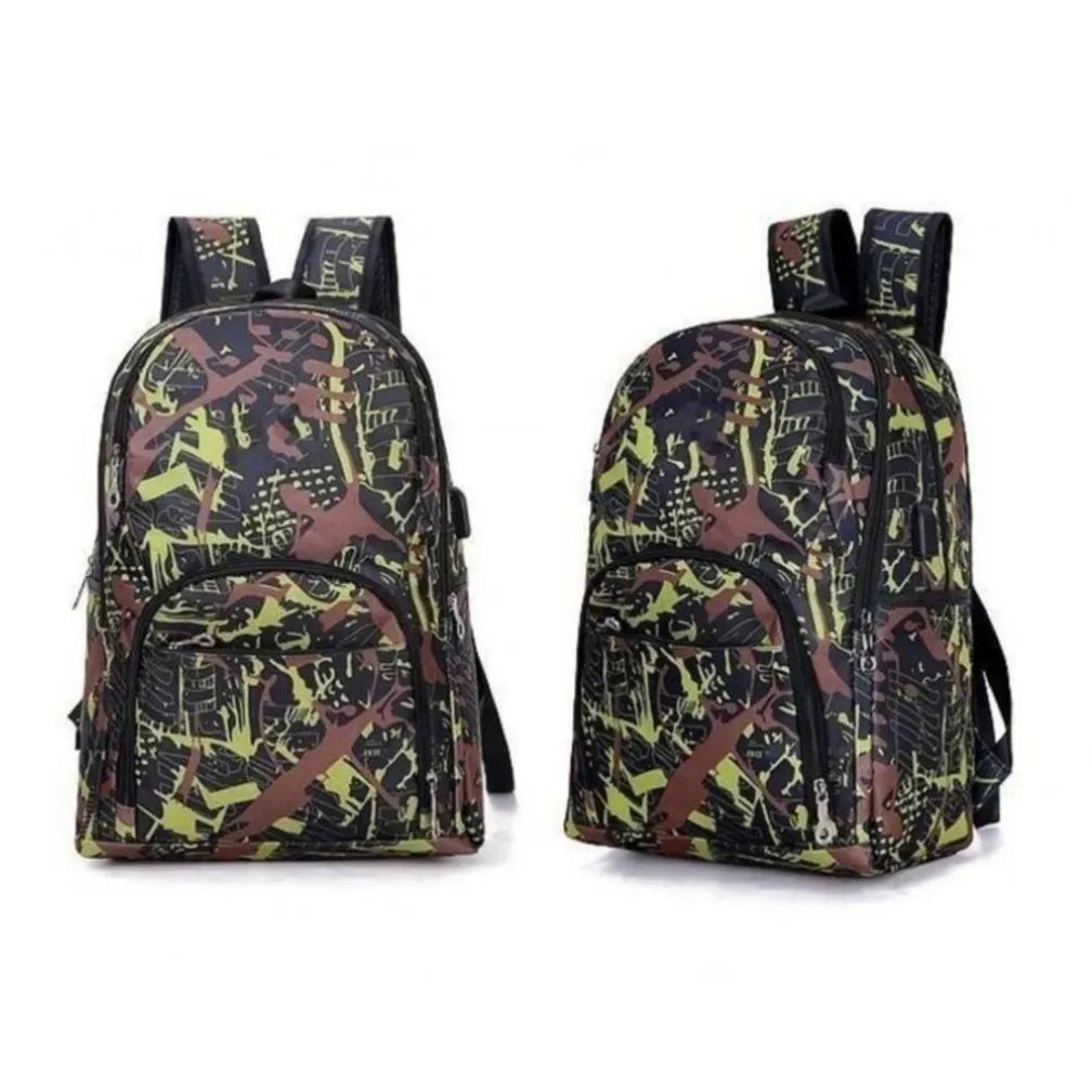 2021 Meilleur porte extérieure sacs camouflage voyage sac à dos ordinateur sac Oxford chaîne de frein collège étudiant sac beaucoup de couleurs XSD1012