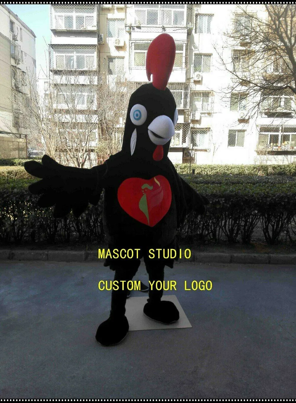 Mascot CostumesNew Chicken Mascot Costume Suit Party Game Dress Outfit