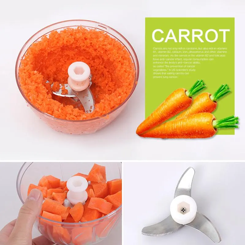 Environmentally friendly kitchen tools Multi-function chopper garlic vegetable fruit meat cooking machine tool XD22231