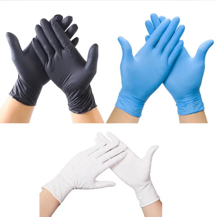 Wholesale Nitrile Gloves Disposable Blend Glove Waterproof Allergy Free
