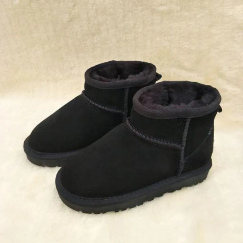 Hot sell Brand Children Girls Boots Shoes Winter Warm Toddler Boys Kids Snow Children`s Plush ucc