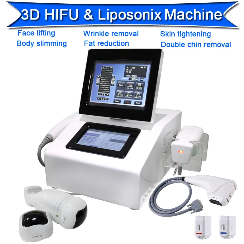 HIFU Ultrashape Liposonix Machine body slimming Liposonic weight loss device with 5 cartridges hifulipo wrinkle remova skin lifting