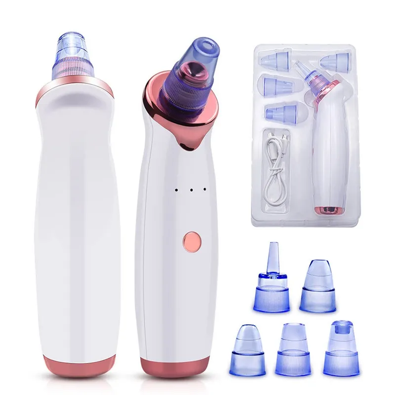 Facial Pore Vacuum Suction Blackhead Remover Skin Care Diamond Dermabrasion Machine Acne Pimple Removal Face Clean Tool 727 V2