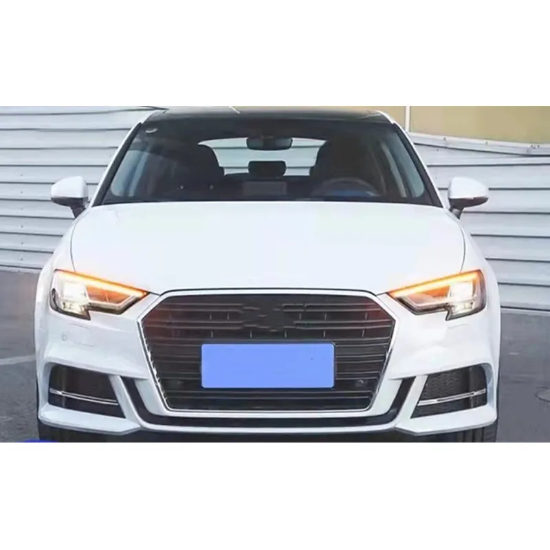 Audi A3 S3 A3L DRL 2017-2021のための車のヘッドライトハロゲンLEDランプ2017-2021ターンシグナルのハイビームの天使の目のプロジェクターレンズのフロントヘッドライト