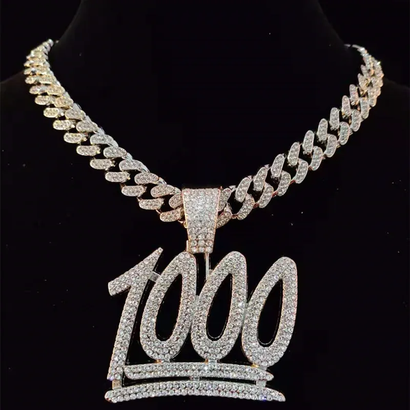 Argento 925 Collana Cubana Uomo In - Catena Miami Molto Pesante, Zirconia, Lunghezza Regolabile Collana Cubana Uomo Argento