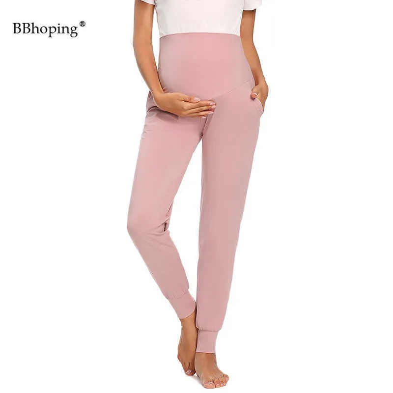 Legging De Grossesse Taille Haute Ultra Confort - Pantalon Yoga Maternité Avec Poches Secrètes, Extensible Et Sans Couture