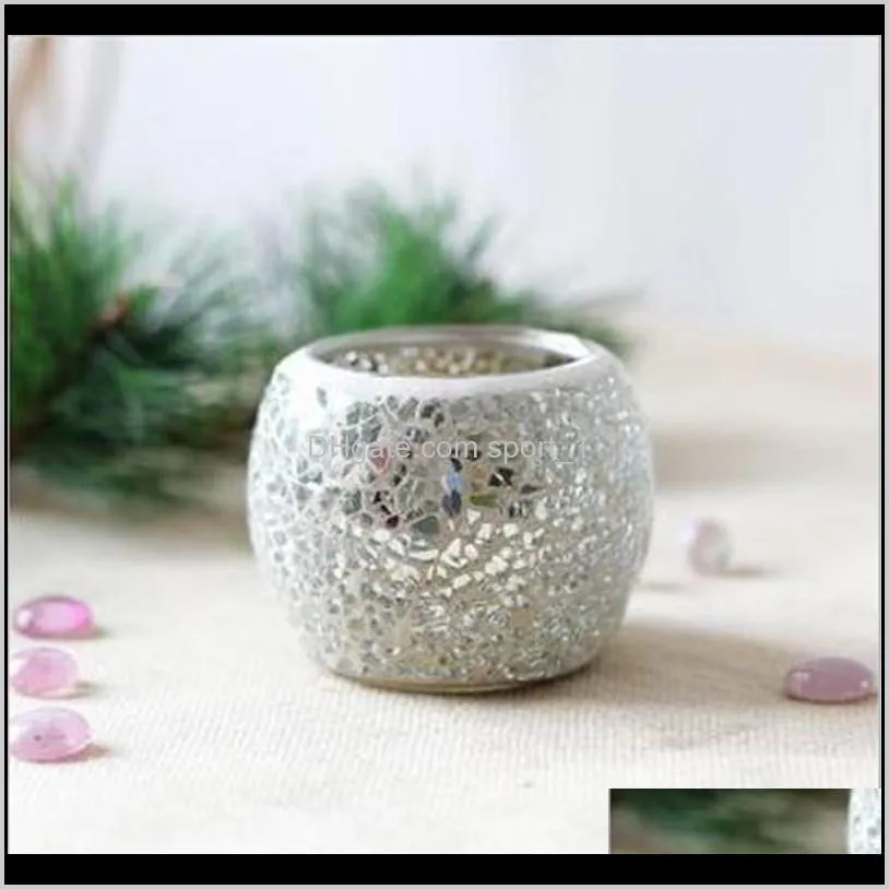 18 style mosaic candle holder crystal candle holder wedding candlestick centerpieces for valentines day wedding decoration candle
