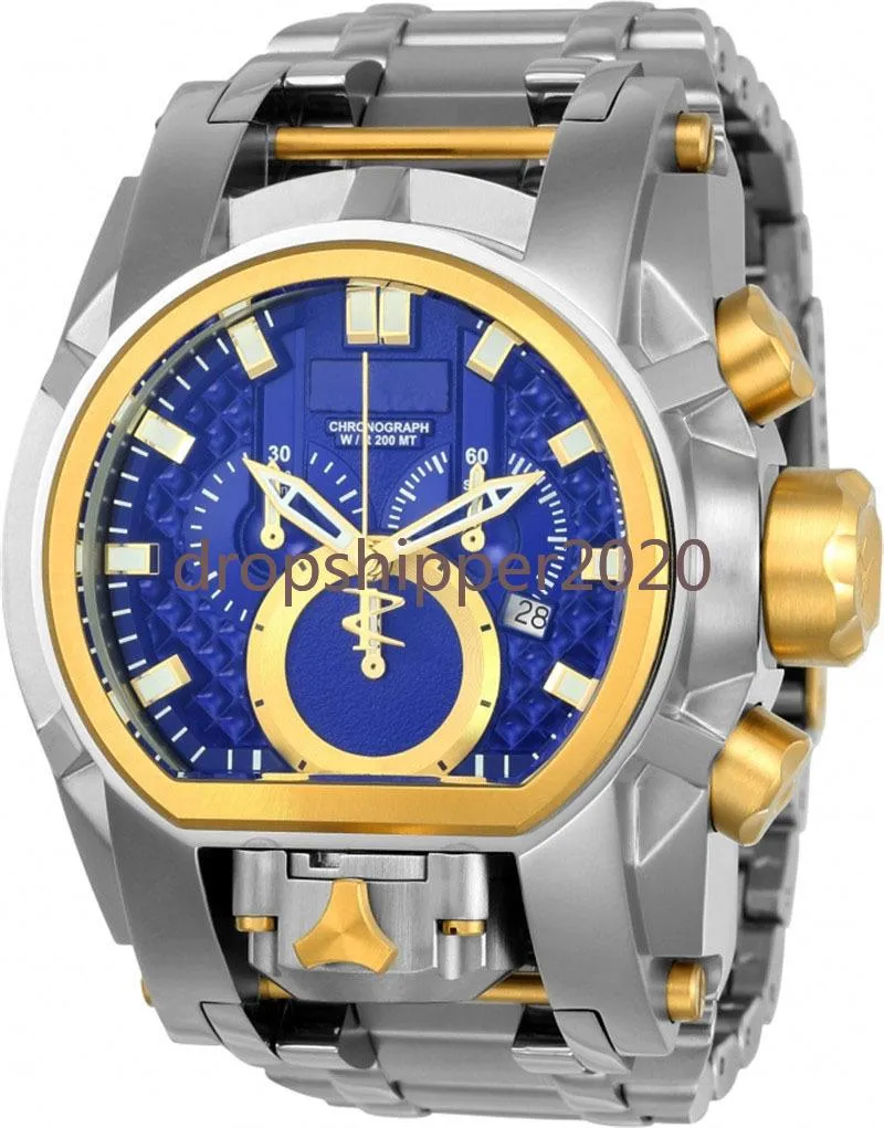 Reserve Bolt Zeus Mens Swiss Stainless Steel Watch Dual Dial