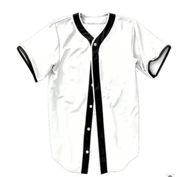 Men's Baseball Jersey 3d T-shirt Printed Button Shirt Unisex Summer Casual Undershirts Hip Hop Tshirt Teens 01