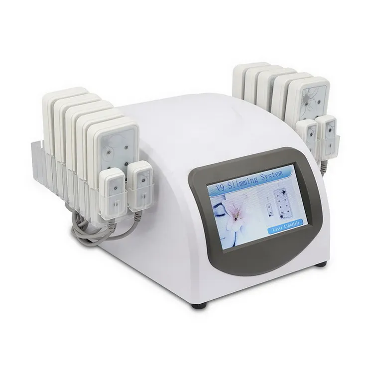 Diode Lipo Laser LipoLaser minceur équipement rapide graisse dissolvant corps façonnage Laser liposuccion Machine avec 14 palettes