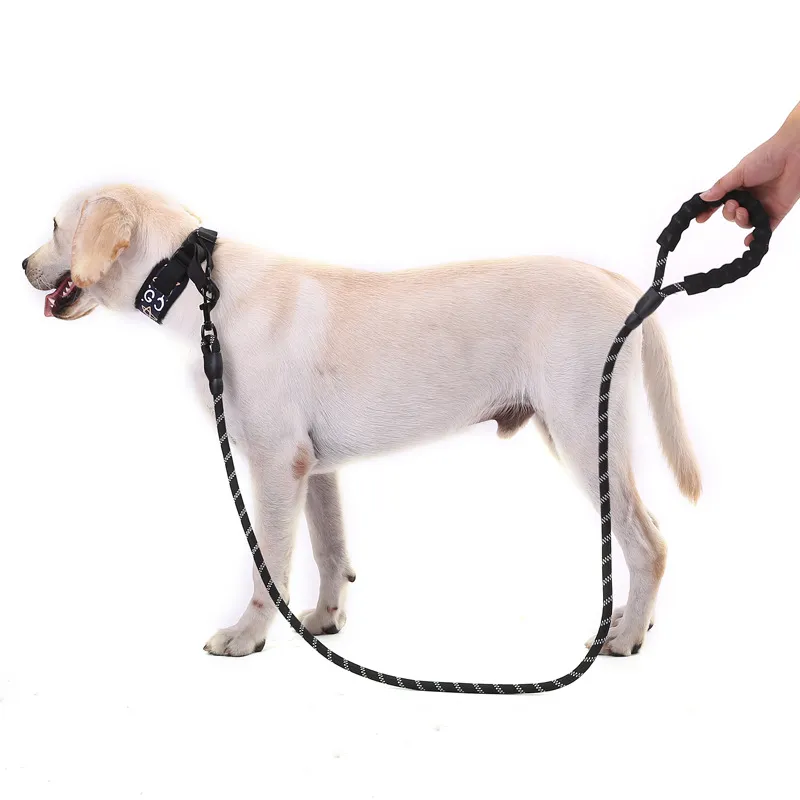 Reflective Rope Dog Leash 150cm-Gray | The Warehouse Reflective Dog Leash Dog Rope with Padded Handle 150cm for Small M