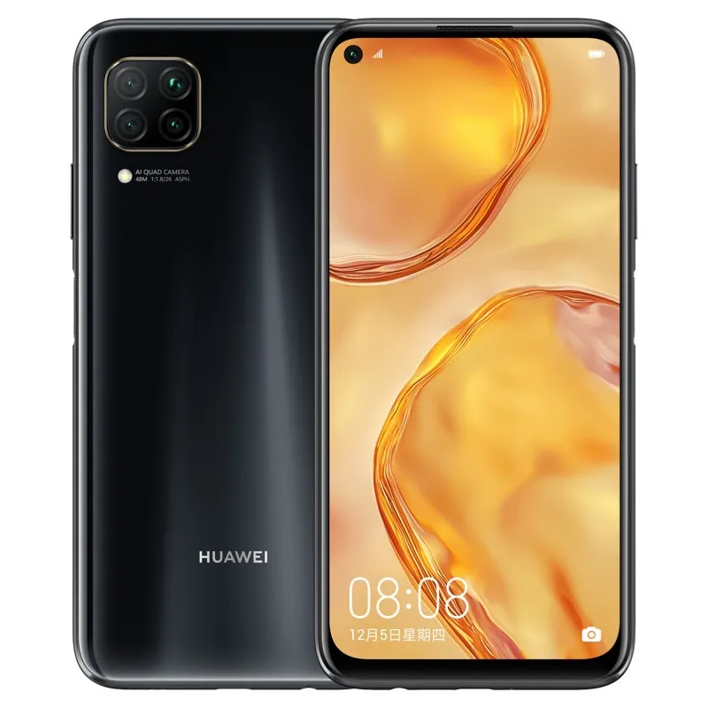 Huawei Nova 6 SE 4G LTE Cell Phone: 8GB RAM, 128GB ROM, 48MP