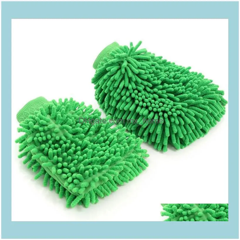 Car Wash Glove Microfiber Chenille Cleaning Gloves Coral Fleece Anthozoan Sponge Wash Cloth Car Clean Glove Mitt Super Mitt Household