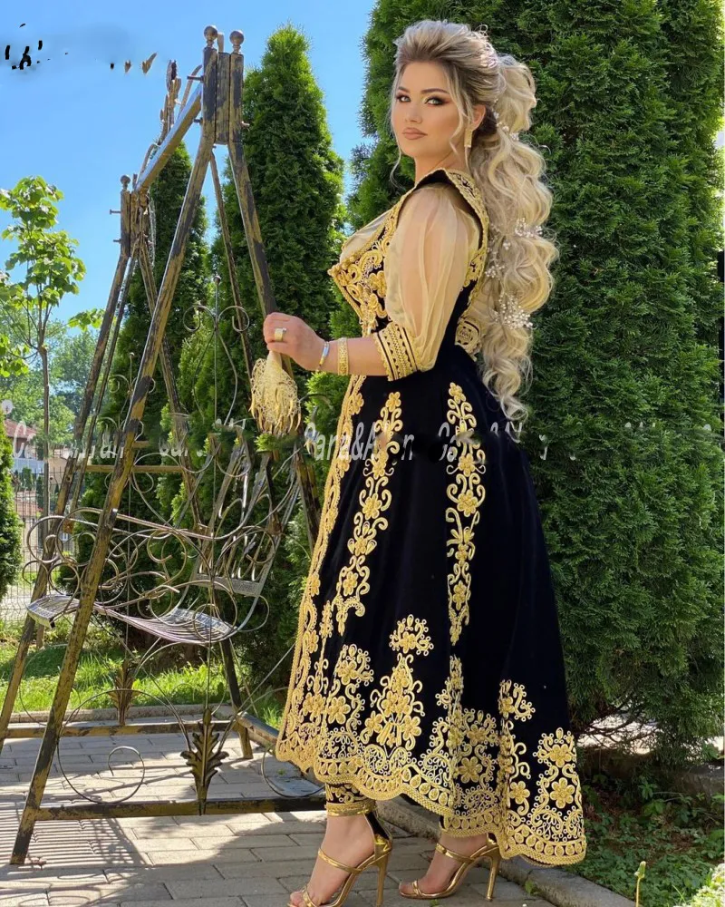 D1fsden Geleneksel Kosova Arnavut Kaftan Mariee Uc Parca Gece Elbise Pantolon Dantel Aplike Balo PROMS Robe De Soiree De Mariage9679645 TL3 496.06 DHgate