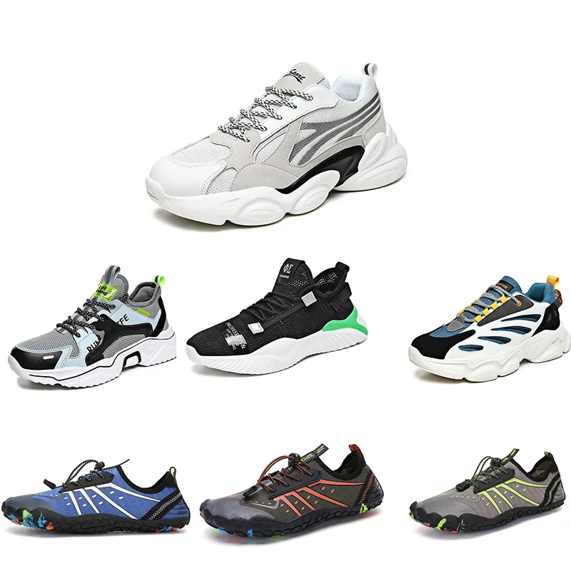 Lätt män Men Sports Shoe Weight Breattable Casual White Black Blue Shoes Trendy Youth Running Sneakers Thirty Four406 S