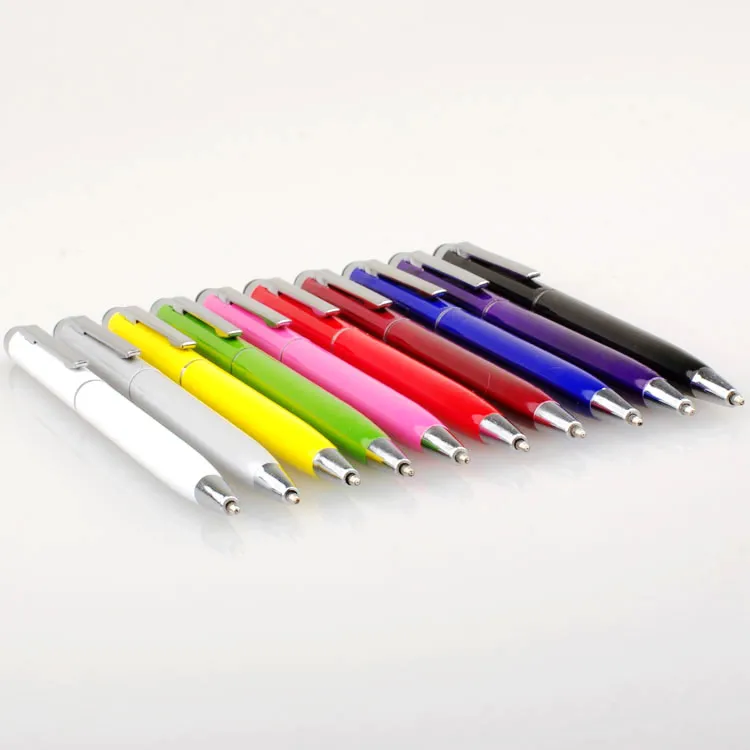 Stylus Ball Point Pen 5.31 Inch 2 in 1 Muti-Fuction Capacitive Touch Screen Writing voor Smart Cellphone Tablet PC 1000pcs / lot