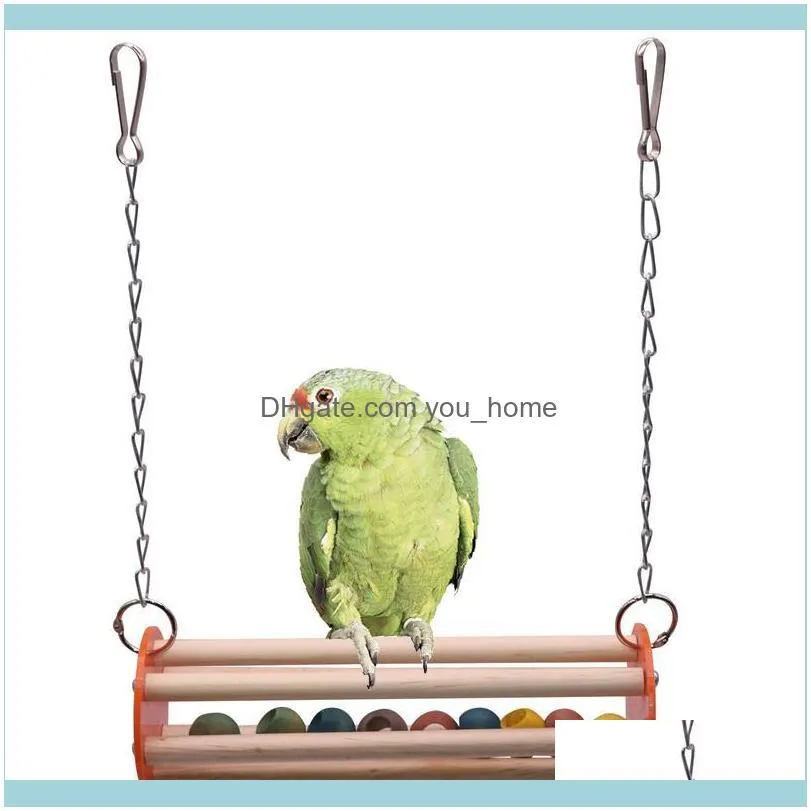 Parrots Toys And Bird Accessories For Pet Toy Swing Stand Budgie Parakeet Cage African Grey Vogel Speelgoed Parkiet Cages