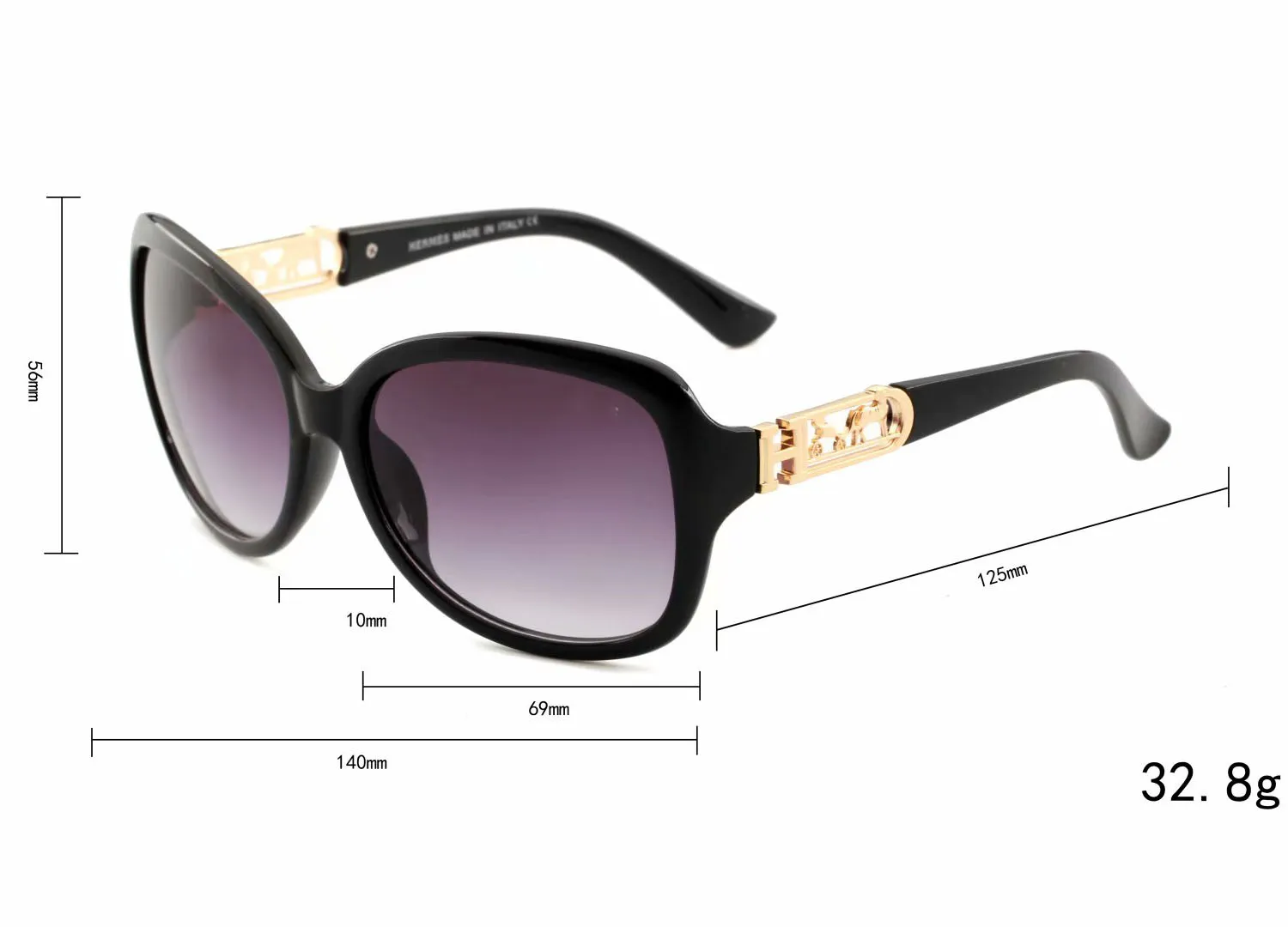 Stylish sunglasses men and women sunglasses personality brand fashion horse accessories