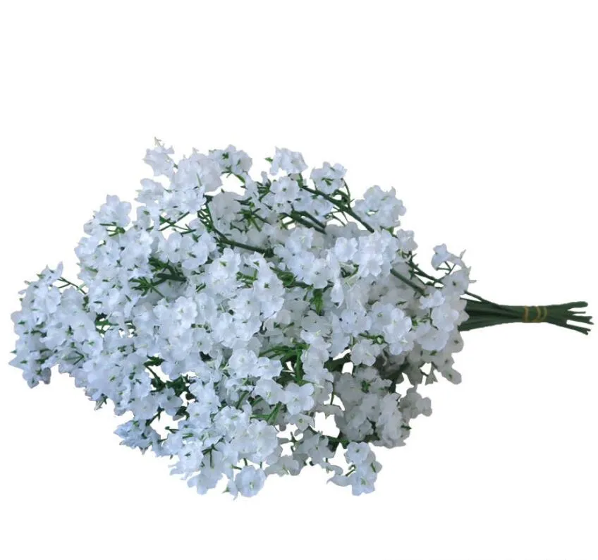 New Arrive Gypsophila Baby`s Breath Artificial Fake Silk Flowers Plant Home Wedding Decoration