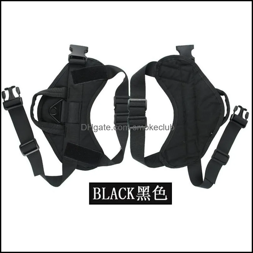 Hunting Jackets Nylon Waterproof Service Dog Vest Harness Training Hiking Outdoor Sports Gear Military Tactical