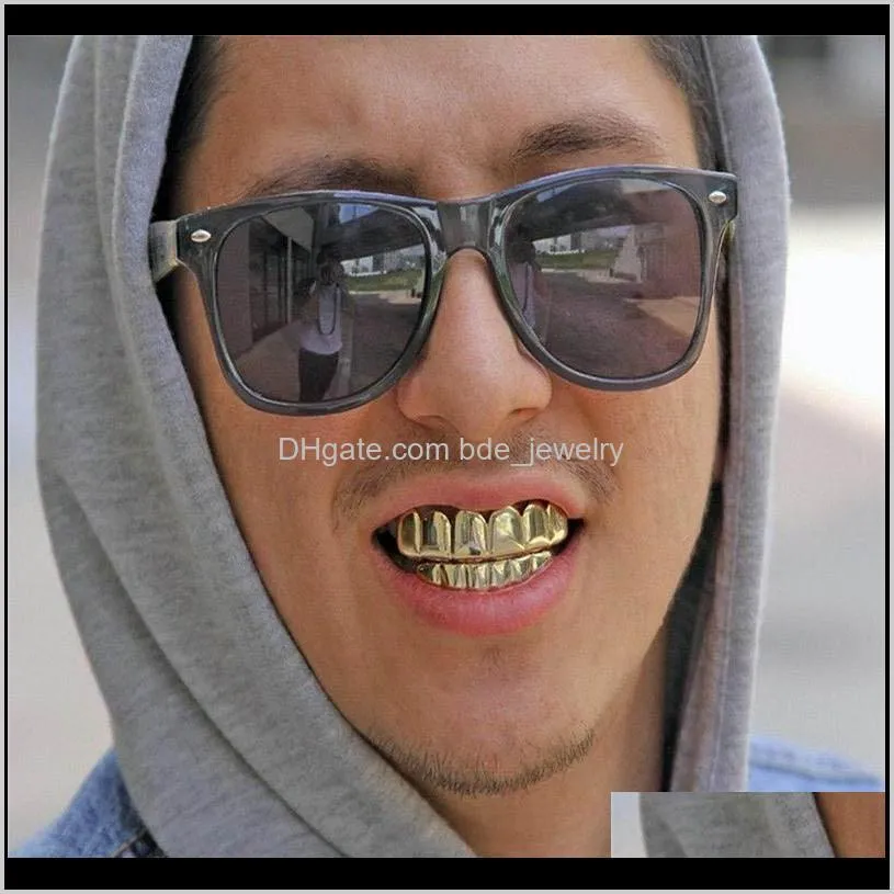 hip hop personality fangs teeth gold silver rose gold teeth grillz gold false teeth sets vampire grills for women&men dental grills