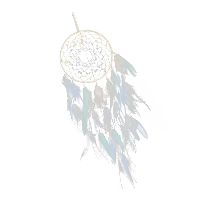 Dekorativa objekt Figurer 1pc Tjejrum Hängsmycke Dream Catcher Light Creative Födelsedaggåva