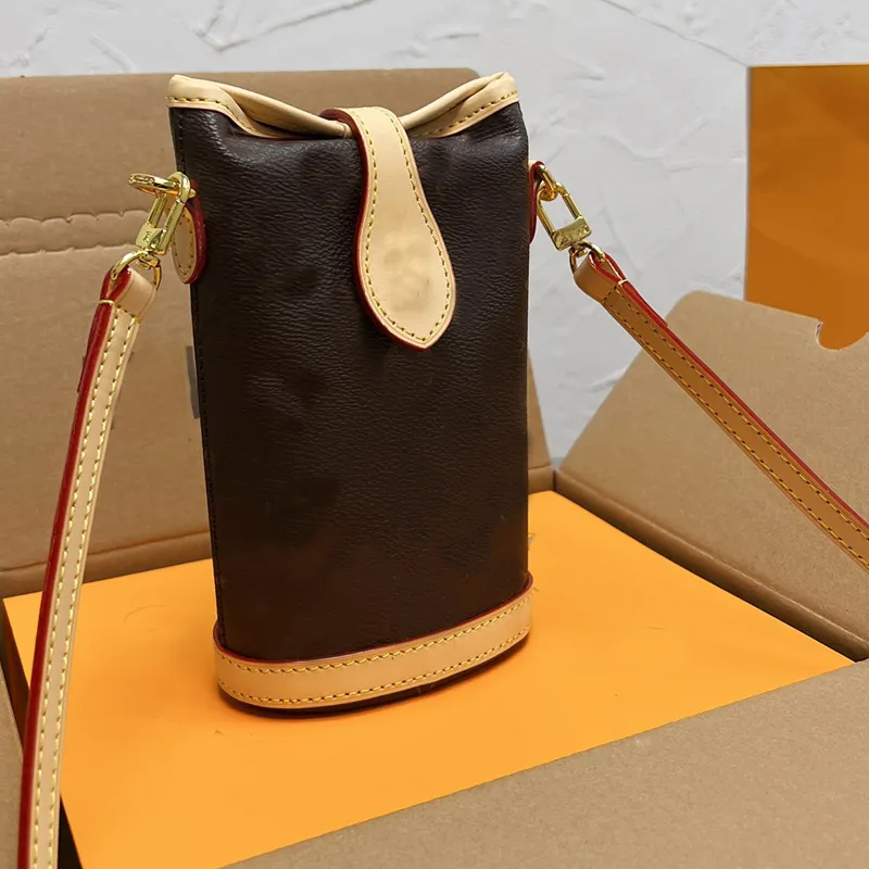 Phone Sleeve Bag Classic Letter Shoulder Crossbody Bags Women Cute Handbag Purse Genuine Leather Cellphone Pouch Fashion Cross Body Clutch Wallet