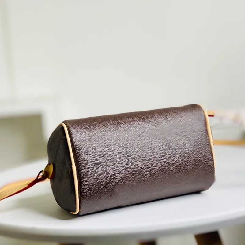 Crossbody Handbag Pillow Bags Travel Shoulder Bag Classic Genuine Leather Speedy Lady Tote High quality Fashion Letter Zipper wallet Purses Brown Color