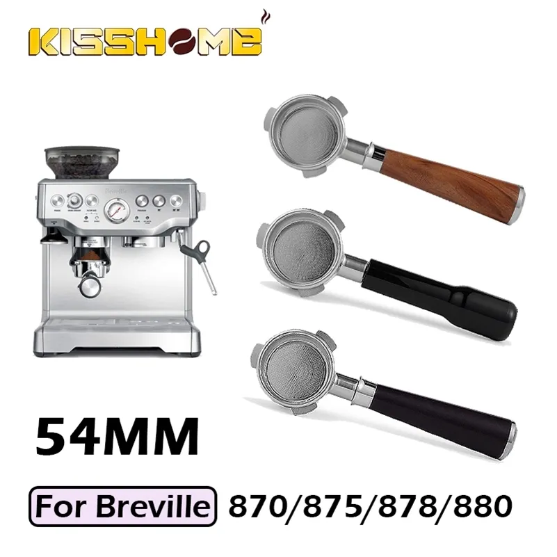 54 ملليمتر القهوة قاع بورتافيلتر ل BREVILLE 870/875/878/880 فلتر سلة استبدال اسبريسو آلة التبعي ل Barista 210712