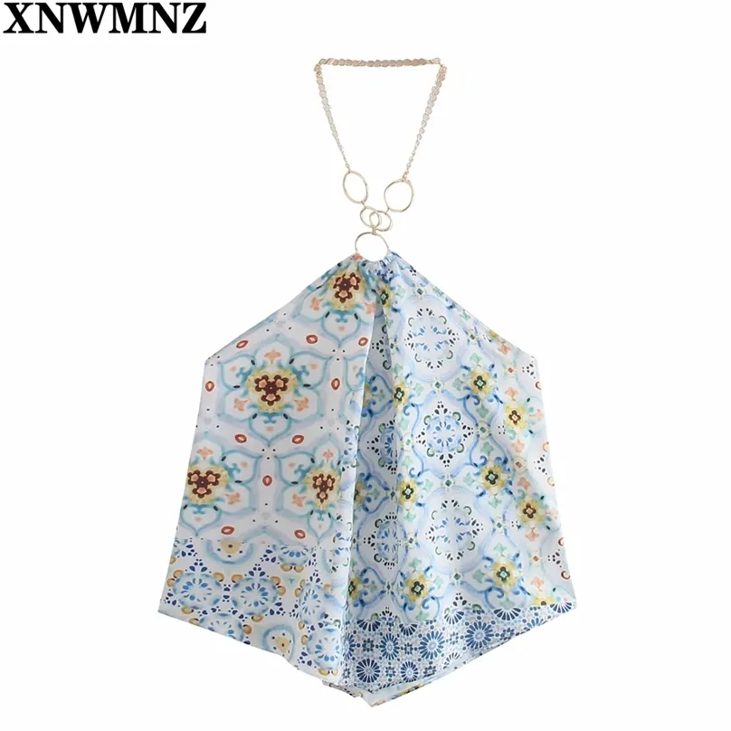 Women Sexy Strapless Halter Shirt Ladies Cloth Patchwork Floral Print Casual Blouse Roupas Chic Summer Blusas Tops 210520