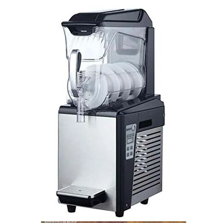 Free shipment machine 1*10L single tank cooling summer drink making smoothie cooling slushie frozen ice slush maker