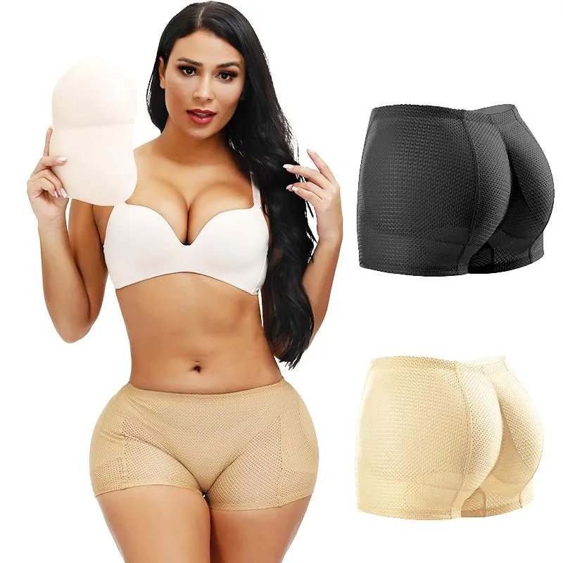 Kobiety Maszyny Hip Enhancer Bulfter Push Up Majtki Kobiety Ciała Spodnie Kontroli Seksowne Panie Shapewear Mesh Oddychający Fałszywy Duży tyłek