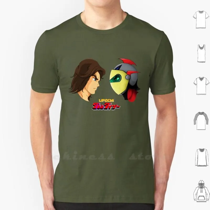 Мужские футболки Actarus GoldRake T Foother 6xL Ommik Cool Geek Goldrak Goldorak UFO Robot Vega Greendizer Grendikaiser Мультфильм